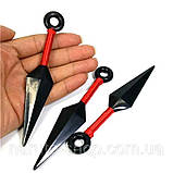 Набір Саске Учиха з Наруто: Плащ + Пов'язка + Шкарпетки + Рукавички + Кільце + Кулон + Браслет + Кунаї + Сюрікен, фото 7