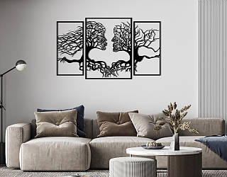 Декоративне панно Wall Art Tree Couple Face