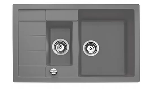 Мойка для кухни гранитная врезная Teka ASTRAL 60 B-TG (40143572) серый металлик