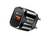 Швидка зарядка Quick Charge 3.0. Адаптер 5V 3А, 9V 2A. Чорний, фото 3