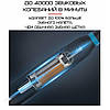 Електрична звукова зубна щітка для дорослих Змінні насадки 8 шт + 4 Режиму + Кейс для зберігання Біла Seago, фото 4