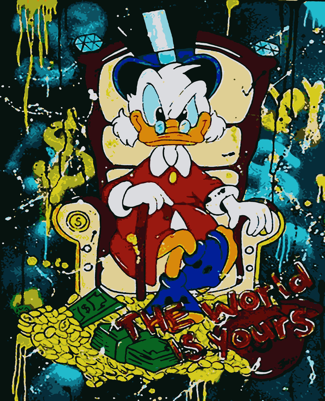 Картина за номерами Скрудж Макдак Artissimo PN2010, фото 1