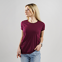 Женская футболка мягкая и легкая Iconic 0614320 2XL, 41 Бордовый