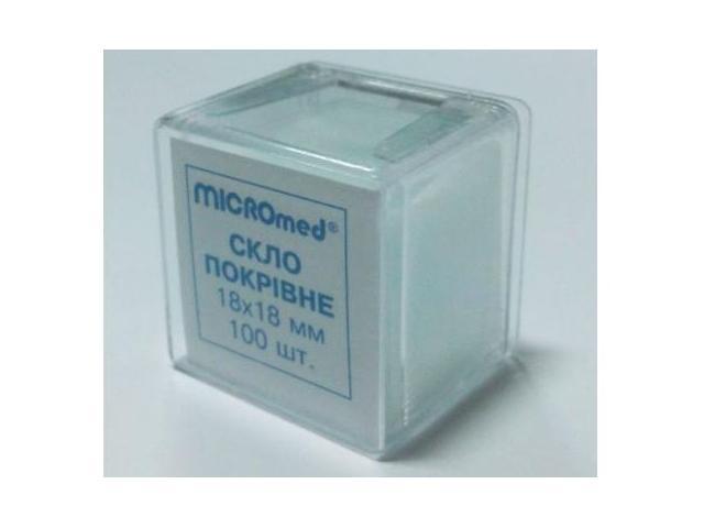 Скло покривне 18х18 пл.уп.100 шт.