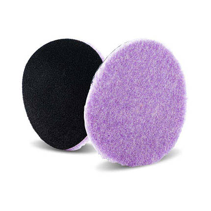Полірувальний круг гібридна шерсть - Lake Country Purple Foamed Wool Buffing/Polishing 125 мм (58-1255-1), фото 2