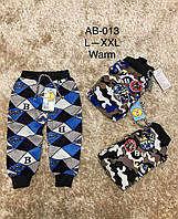 Спортивные  брюки на меху для мальчиков оптом, 1-3 лет, арт. AB-013