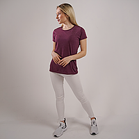 Женская футболка мягкая и легкая Iconic 0614320 XL, H1 Бордовый Меланж
