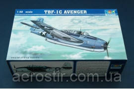 Збірна модель літака TBF-1C 'AVENGER '1/32 TRUMPETER