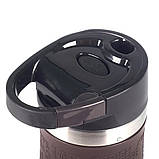 Термокухоль вакуумний із неіржавкої сталі 380 мл для кави та чаю Edenberg EB-626 Термо чашка металева термос, фото 6