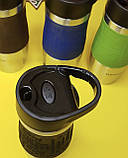 Термокухоль вакуумний із неіржавкої сталі 380 мл для кави та чаю Edenberg EB-626 Термо чашка металева термос, фото 4