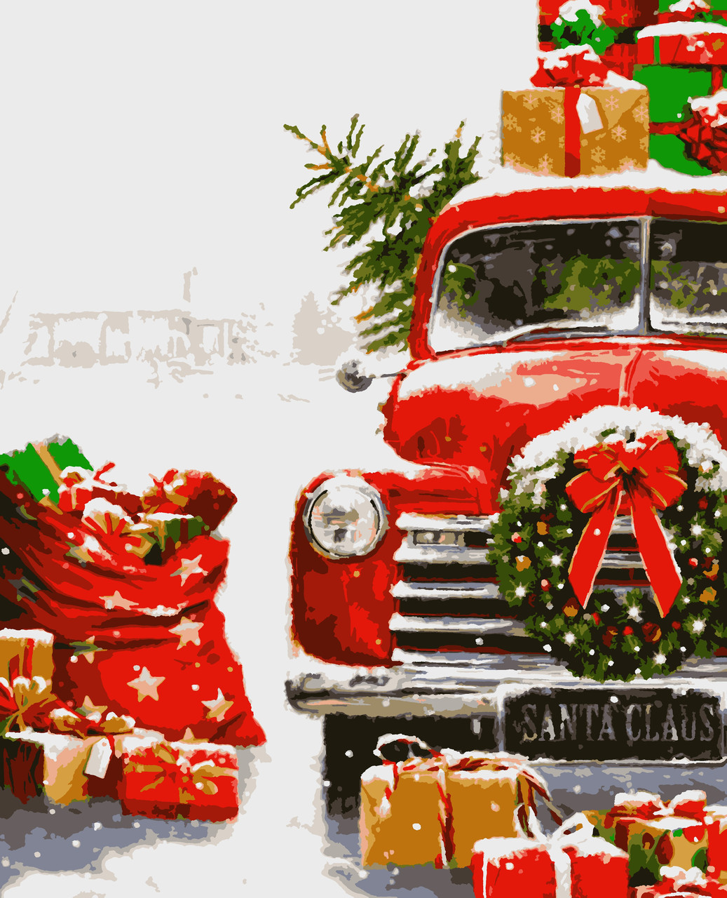 Картина за номерами Новорічні подарунки Artissimo 40*50 PN3709, фото 1