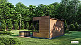 Мобільна сауна 6х3м Gartensauna-5 під ключ від виробника, фото 3