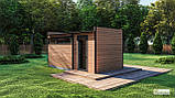 Мобільна модульна сауна 6х3м Gartensauna-7 під ключ від виробника, фото 3
