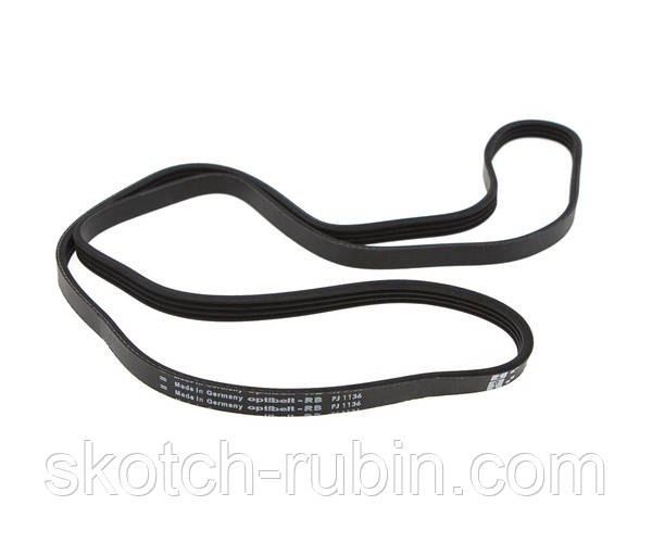 Ремінь Optibelt-RB PJ 1136 чорний для промислових машин надійний приводний елемент для передачі потужності