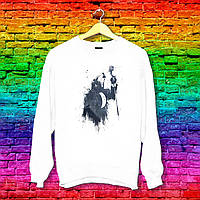 Світшот з оригінальним принтом Ведмідь співак Push IT