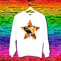 Світшот з оригінальним принтом Ведмідь у зірці Push IT