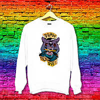 Світшот з оригінальним принтом Ведмідь "Draw" Push IT