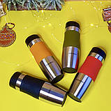 Термокухоль вакуумний із неіржавкої сталі 480 мл для кави та чаю Edenberg EB-627 Термо чашка металева термос, фото 5