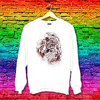 Світшот з оригінальним принтом Орел з рибою Push IT