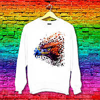 Світшот з оригінальним принтом Орел 2 Push IT