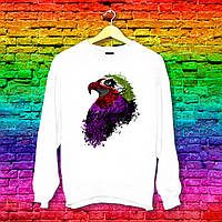 Світшот з оригінальним принтом Орел (кольоровий) Push IT