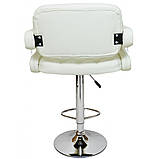 Високе крісло стілець для візажу з підлокітниками та постачанням для ніг B-823A, фото 6