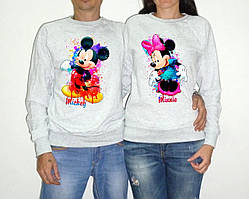Парні світшоти з принтом "Міккі та Мінні Маус" Push IT