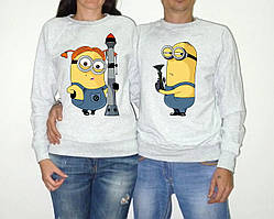 Парні світшоти з принтом "Міньйони" Push IT