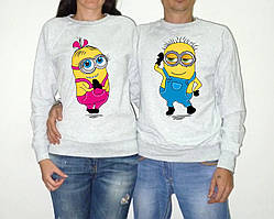 Парні світшоти з принтом "Міньйони" 2 Push IT