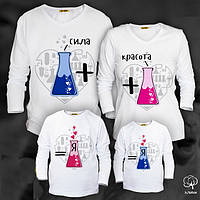 Світшоти Family Look з принтом "Хімія" Push IT