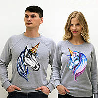 Парні світшоти з принтом "Єдинороги (морозиво)" Push IT