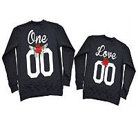 Парні світшоти з принтом "One Love" Push IT