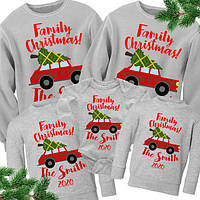 Світшоти Family Look з принтом "Family Christmas" Push IT