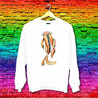 Світшот з оригінальним принтом Золота рибка Push IT