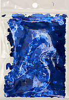 Конфеті для повітряних кульок "Шестигранник" синє 15гр №6305/886305(20)