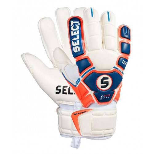 Воротарські рукавички Select Goalkeeper Gloves 88 Pro Grip (601886-314) White/Blue/Orange 11, фото 1