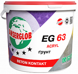 Ґрунтовка бетонконтакт Anserglob EG-63, 10 л