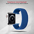 Нейлоновий ремінець Promate Fusion-44M для Apple Watch 42-44 мм 1/2/3/4/5/6/7/SE Blue (fusion-44m.blue), фото 4