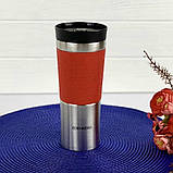 Термокрутка вакуумна з нержавейки 380мл для кави і чаю Edenberg EB-632 Термо чашка термос, фото 6