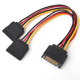 Кабель живлення Atcom (14366) Sata-2Sata, 0.2 м Новий (DC)