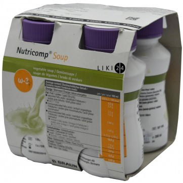Nutricomp Soup - Нутрикомп Суп овочевий (200 мл, 4шт)
