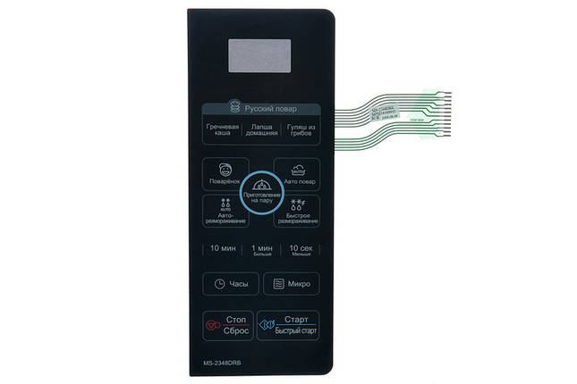 Клавіатура для МІКРОХВИЛЬОВІ печі LG MS-2348DRB MFM54169402, фото 1