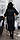 Стильне ошатне жіноче плаття чорного кольору , Новорічна колекція, фото 2