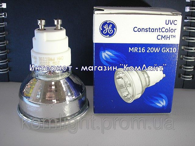 Лампа металогалогічна General Electric CMH20/MR16/UVC/830/GX10/SP 40400(Угорщина)