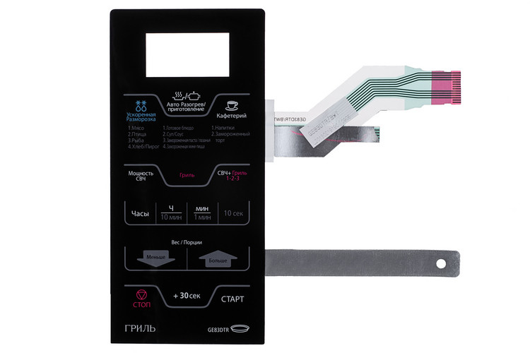 Клавіатура для МІКРОХВИЛЬОВІ печі Samsung GE83DTR DE34-00356A