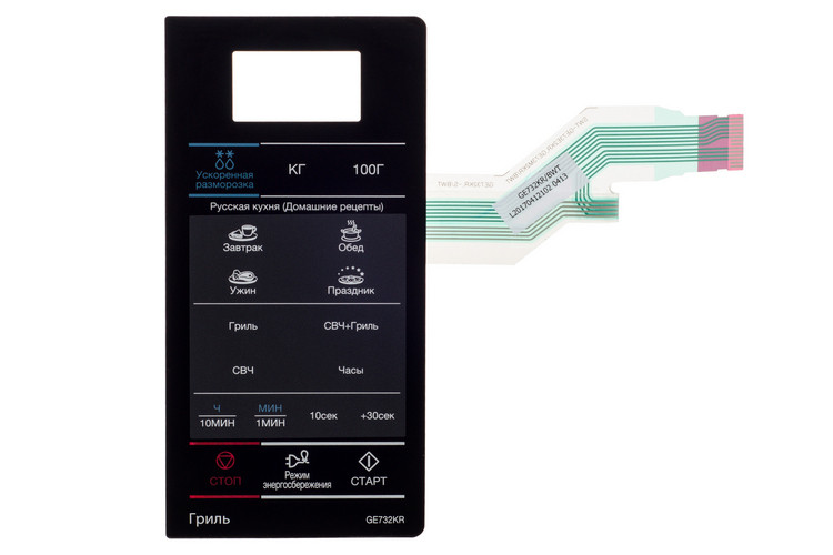 Клавіатура для МІКРОХВИЛЬОВІ печі Samsung GE732KR DE34-00386H