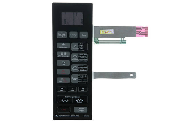 Клавіатура для МІКРОХВИЛЬОВІ печі Samsung CCE1031R-TS DE34-00266K, фото 1