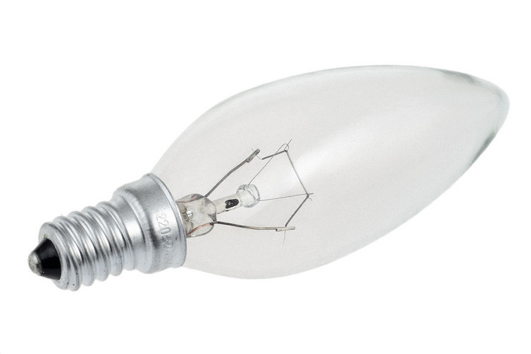 Лампочка свечеобразная для витяжки Pyramida 10800015 E14 40W