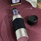 Термокухоль-пляшка 2в1 з неіржавкої сталі 380 мл Edenberg EB-634 Термос-пляшка для чаю та кави Термо чашка, фото 2