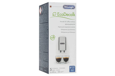 Рідина для видалення накипу EcoDecalk DeLonghi 5513296041 500мл, фото 3